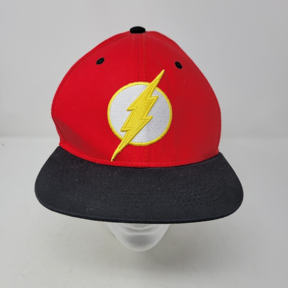 The Flash Hat Men Baseball Cap Adjustable Snapback DC Comic Superhero Theme Park